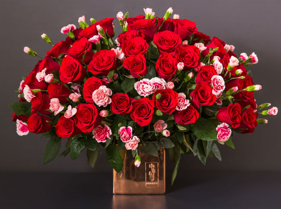Professional florist-crafted bouquet with premium fresh flowers